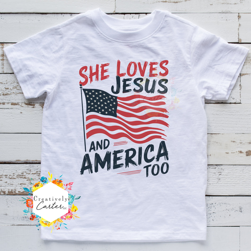 She loves Jesus & America too